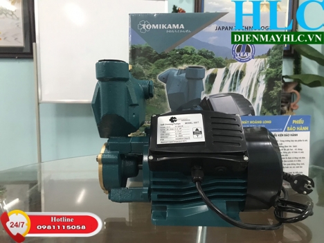 Máy bơm nước điện tăng áp giá tốt, chính hãng Tomikama 300w