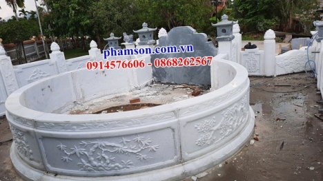 008 mộ đá tròn đẹp nhất quảng trị - lăng mộ để tro hài cốt