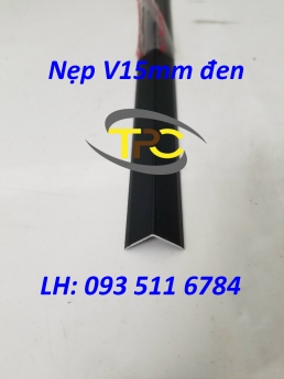 Nẹp V ốp góc màu đen - Nẹp chỉ T8 hồng