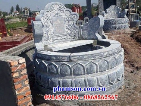 88 Mộ đá tròn đẹp nhất bình định - giá bán lăng mộ tròn