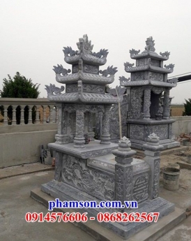 204 Lăng mộ đá đẹp - mộ ba mái đẹp nhất trà vinh