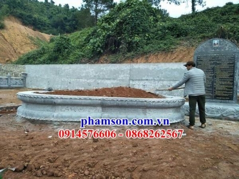 88 Mộ đá tròn đẹp nhất bình định - giá bán lăng mộ tròn