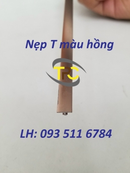 Nẹp V ốp góc màu đen - Nẹp chỉ T8 hồng