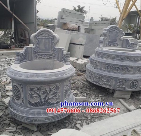 008 mộ đá tròn đẹp nhất quảng trị - lăng mộ để tro hài cốt