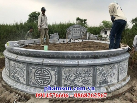008 mộ đá tròn đẹp nhất quảng trị - lăng mộ để tro hài cốt