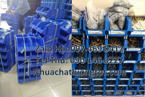 Kệ nhựa giá rẻ, kệ chính hãng, Kệ dụng cụ khay phụ tùng cỡ trung, hộp nhựa duy tân, Kệ A5 A6 A8 giá