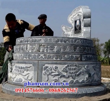 51 Mộ đá tròn đẹp thừa thiên huế - lăng mộ tròn để tro hài cốt