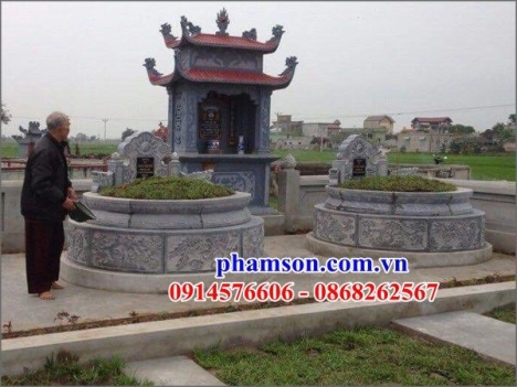 008 mộ đá tròn đẹp nhất quảng trị - lăng mộ để tro hài cốt