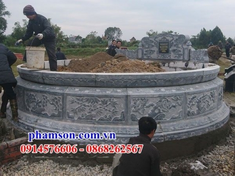 88 Mộ đá tròn đẹp nhất bình định - giá bán lăng mộ tròn