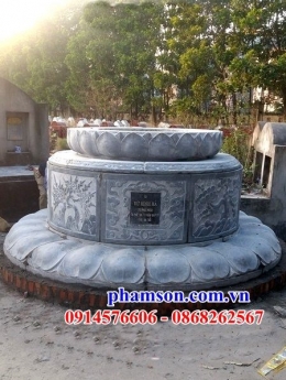 88 Mộ đá tròn đẹp nhất bình định - giá bán lăng mộ tròn
