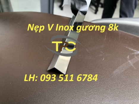 Nẹp V ốp góc màu đen - Nẹp chỉ T8 hồng