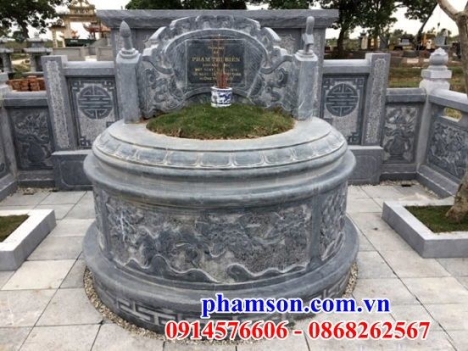 008 mộ đá tròn đẹp nhất quảng trị - lăng mộ để tro hài cốt
