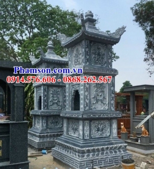 127 bảo tháp sư trụ trì tại bắc giang - mẫu lăng mộ đá đẹp