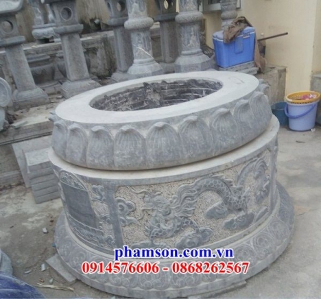 88 Mộ đá tròn đẹp nhất bình định - giá bán lăng mộ tròn