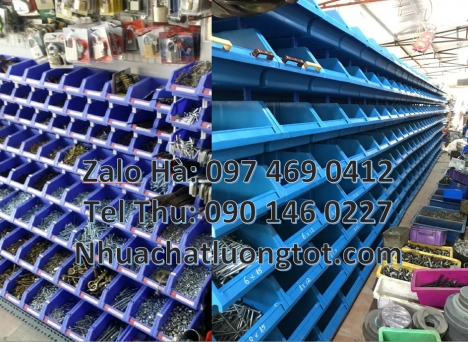 Kệ nhựa giá rẻ, kệ chính hãng, Kệ dụng cụ khay phụ tùng cỡ trung, hộp nhựa duy tân, Kệ A5 A6 A8 giá