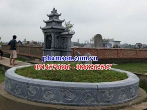 008 mộ đá tròn đẹp nhất quảng trị - lăng mộ để tro hài cốt