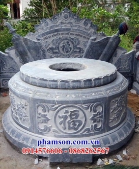 88 Mộ đá tròn đẹp nhất bình định - giá bán lăng mộ tròn
