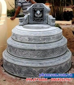 008 mộ đá tròn đẹp nhất quảng trị - lăng mộ để tro hài cốt