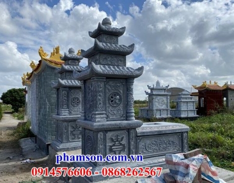 204 Lăng mộ đá đẹp - mộ ba mái đẹp nhất trà vinh