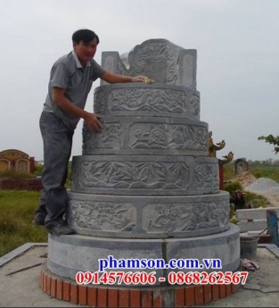 008 mộ đá tròn đẹp nhất quảng trị - lăng mộ để tro hài cốt