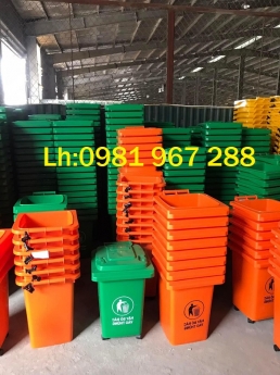 Thùng rác nhựa  60 lít ,thùng rác công cộng 60 l