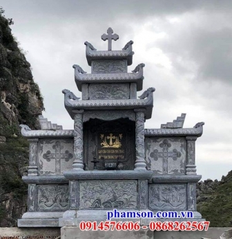 59 Lăng mộ thiên chúa giáo đồng tháp - mộ đá đẹp