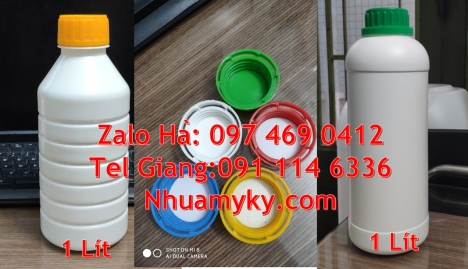 Chai hdpe, chai nhựa 30ml nắp garenty, Chai 100ml, sỉ lẻ chai hdpe, Chai nhựa 1l vuông, chai 0.5l đự