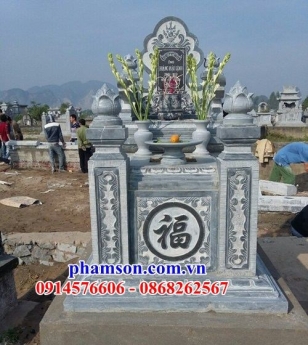 55 Mộ đá mỹ nghệ trà vinh - lăng mộ không mái để tro cốt