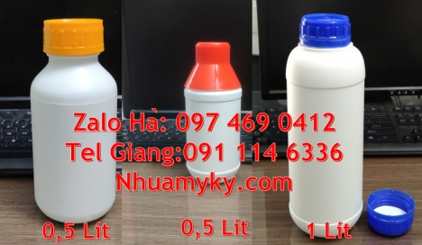 Chai hdpe, chai nhựa 30ml nắp garenty, Chai 100ml, sỉ lẻ chai hdpe, Chai nhựa 1l vuông, chai 0.5l đự