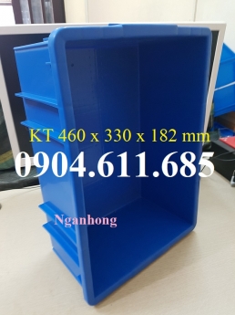 Khay nhựa B3, thùng nhựa đặc B3 sản xuất từ nhựa nguyên sinh chất lượng cao