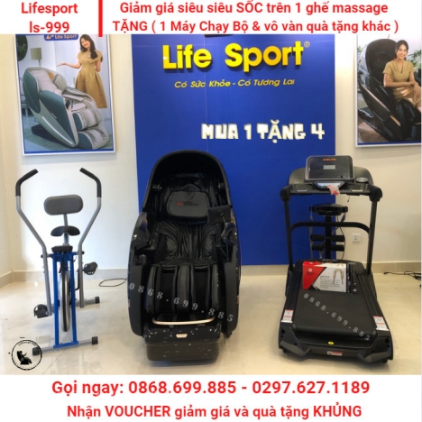 SOCK - Lifesport 999 ( ls999 ) Mua 1 TẶNG 4 ( Máy Chạy Bộ - Xe Đạp Thể Thao - Máy Massage Cổ Vai ..)