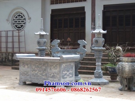 016 Bàn lễ đá đẹp gia lai - bàn lễ ngoài trời bằng đá