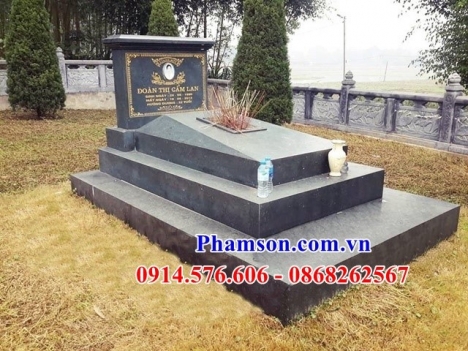 104 Lăng mộ đá đơn giản vĩnh long - mồ cất để tro cốt bằng đá khối