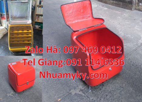 Thùng giao cơm, thùng nhựa, Thùng giao đồ uống, Thùng đựng văn phòng phẩm Thùng giao hàng