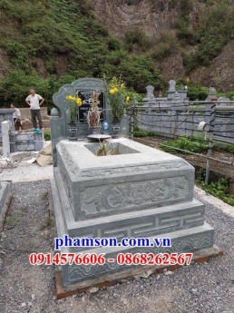 55 Mộ đá mỹ nghệ trà vinh - lăng mộ không mái để tro cốt