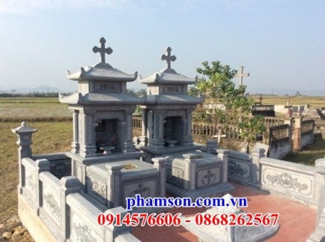 59 Lăng mộ thiên chúa giáo đồng tháp - mộ đá đẹp
