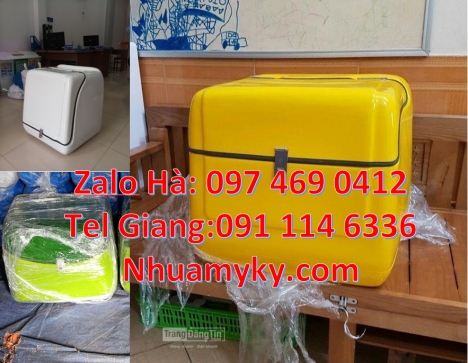 Thùng giao cơm, thùng nhựa, Thùng giao đồ uống, Thùng đựng văn phòng phẩm Thùng giao hàng