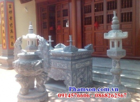 016 Bàn lễ đá đẹp gia lai - bàn lễ ngoài trời bằng đá