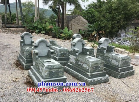 55 Mộ đá mỹ nghệ trà vinh - lăng mộ không mái để tro cốt