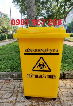 Thùng rác nhựa  60 lít ,thùng rác công cộng 60 l