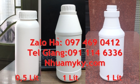 Chai hdpe, chai nhựa 30ml nắp garenty, Chai 100ml, sỉ lẻ chai hdpe, Chai nhựa 1l vuông, chai 0.5l đự