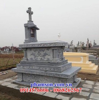 43 Mộ công giáo đẹp kiên giang - nhà mồ bằng đá ninh bình