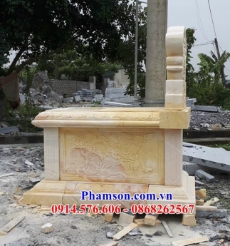 104 Lăng mộ đá đơn giản vĩnh long - mồ cất để tro cốt bằng đá khối