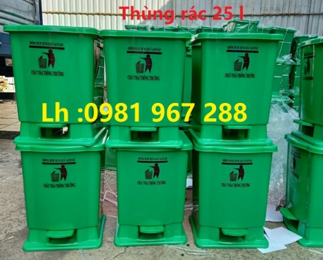 Báo giá thùng rác y tế 25 l ,thùng rác đạp chân y tế 25 l