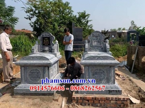 55 Mộ đá mỹ nghệ trà vinh - lăng mộ không mái để tro cốt
