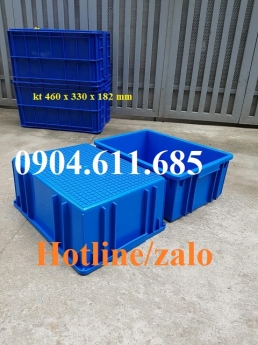 Khay nhựa B3, thùng nhựa đặc B3 sản xuất từ nhựa nguyên sinh chất lượng cao