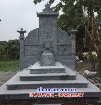 55 Mộ đá mỹ nghệ trà vinh - lăng mộ không mái để tro cốt
