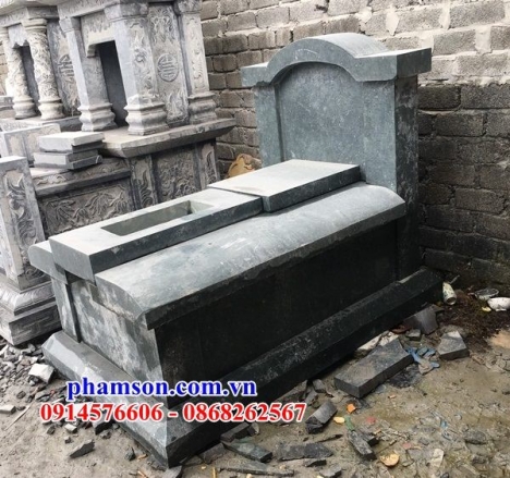 55 Mộ đá mỹ nghệ trà vinh - lăng mộ không mái để tro cốt