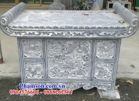 64 Bàn lễ đá đẹp đắk nông - bàn thờ đá ngoài trời