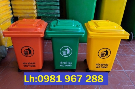 Thùng rác nhựa  60 lít ,thùng rác công cộng 60 l